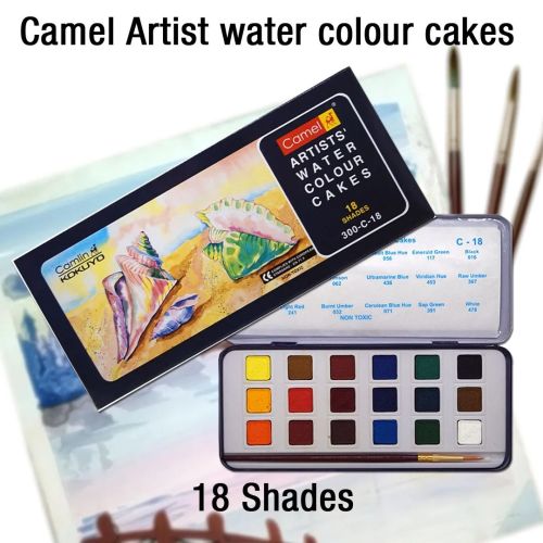 Camel Water Colours Cake