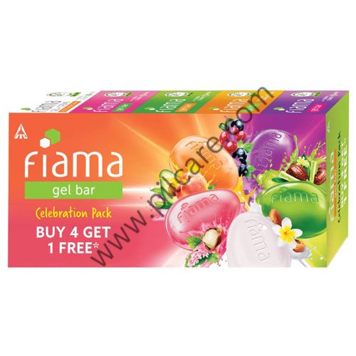 Fiama Gel Bar 4+1 Pack