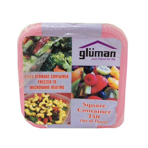 Gluman Square Cont 3 Pc