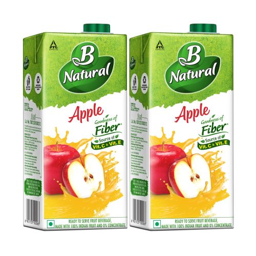 B Natural Apple 1 Ltr