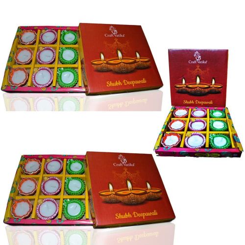 Deepak Colour Diyas 4 Nos