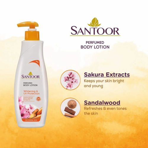 Santoor Whitening Lotion 125 Ml