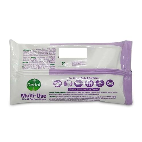 Dettol Org Wipesmulti Use 10 No