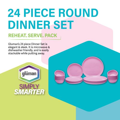 Gluman 24 Pc Dinnerset