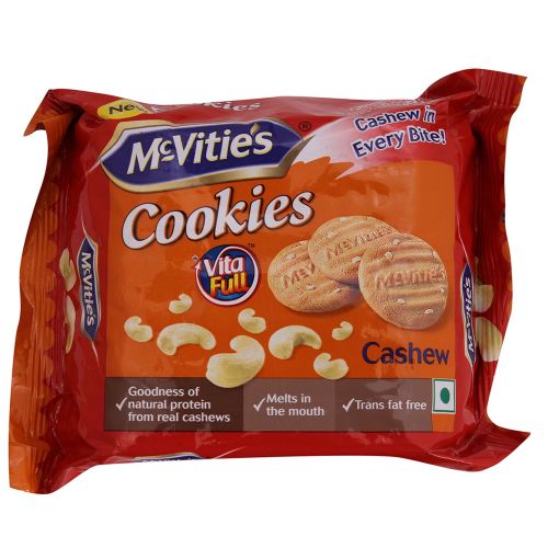 Mcvities Cookies Cashew 60 G Pack of 12