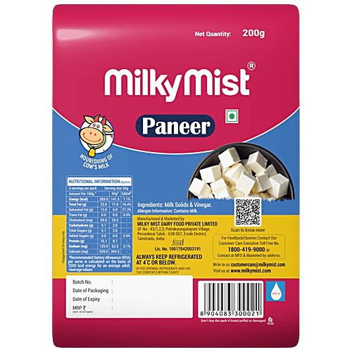 Milky Mist Paneer