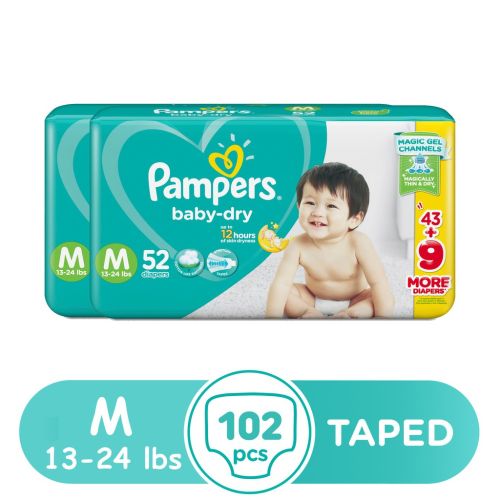 Papmpers M Medium 2 Diapers