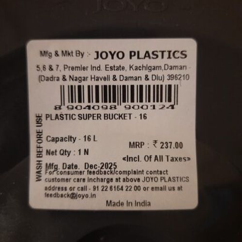 Joyo Bucket 20 Ltr