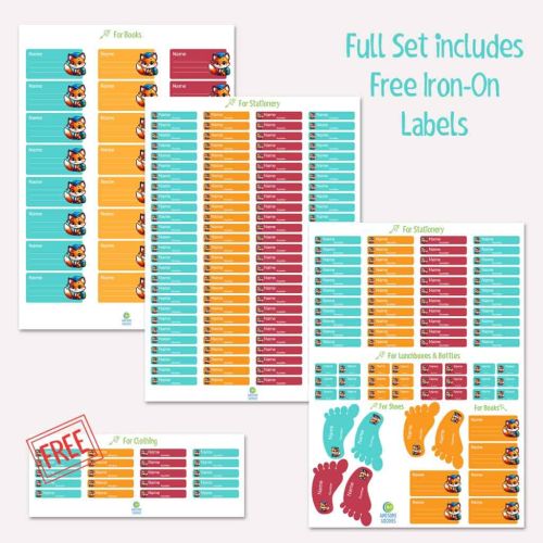Book Labels 1 Sheet