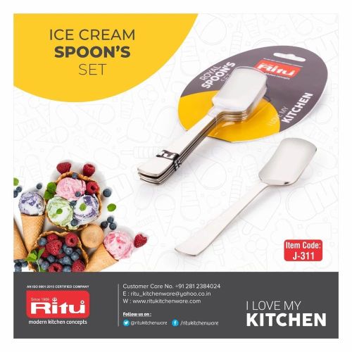 Tiara Ice Cream Spoonset