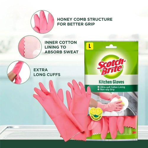 Scotch Brite Gloves Large