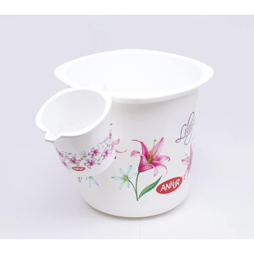 Ankur Angelica Flowers Tub +mug