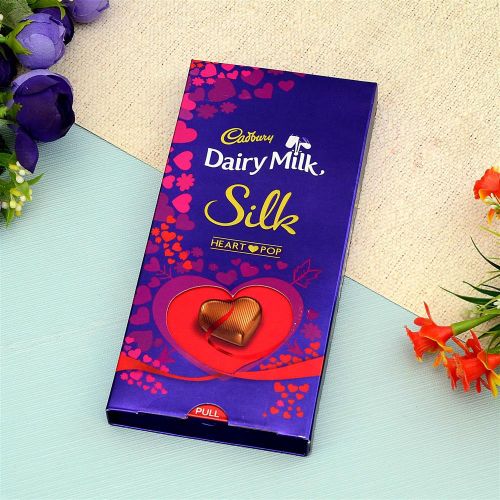 Dairy Milk Silk Heart Pop