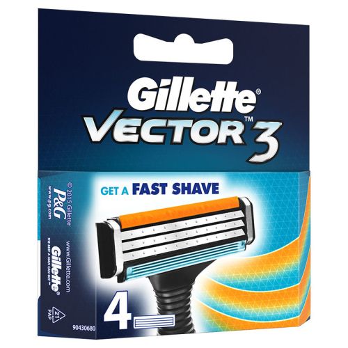 Gillete Vector 3 4 Blades