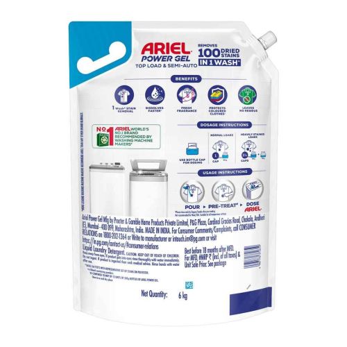 Ariel Top Load Liquid 60 M