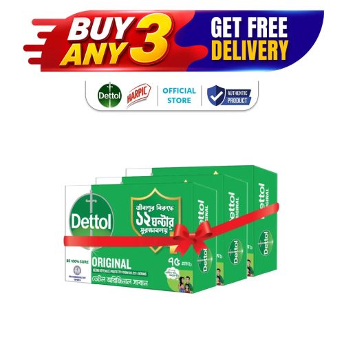 Dettol Org 3 Pack 375 G