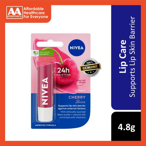 Nivea Lipbalm Ruby Red 4.8 G