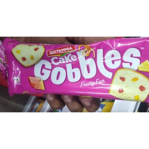 Britannia Gobbles Cake